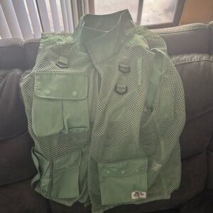 Fisherman vest and shorts